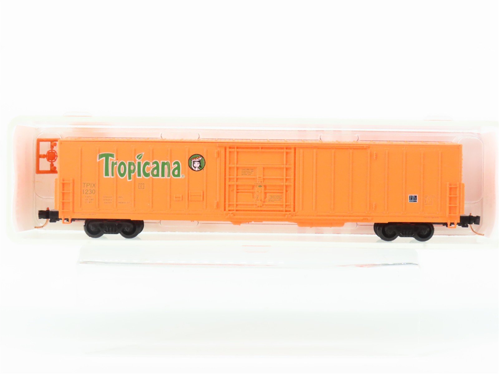 N Scale Red Caboose RN-17215-17 TPIX Tropicana PC&F 62' Insulated Box Car #1230