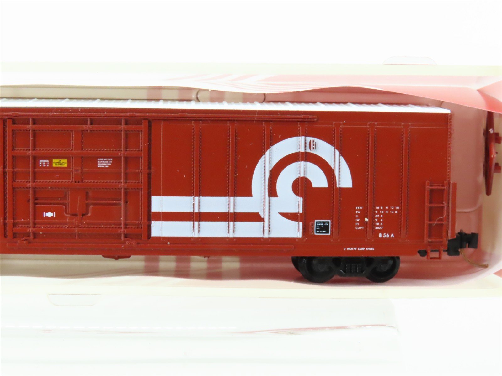 N Scale Red Caboose RN-17289-2 CR Conrail PC&F 62' Insulated Box Car #376070