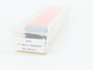 N Scale Red Caboose RN-18813-5 BAR Bangor & Aroostook 57' Mech Reefer #214