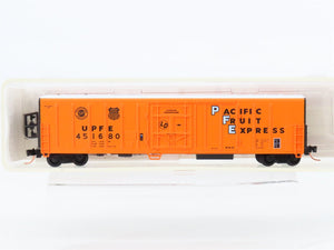 N Red Caboose RN-18655-4 UPFE Pacific Fruit Express 57' Mech Reefer #451680