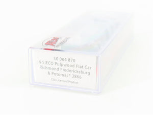 N Scale Atlas Master 50004870 RF&P SIECO Pulpwood Bulkhead Flat Car #3866