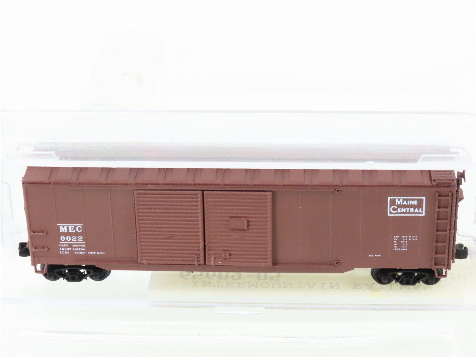 N InterMountain 65609-05 MEC Maine Central AAR 50' Double Door Box Car #9022