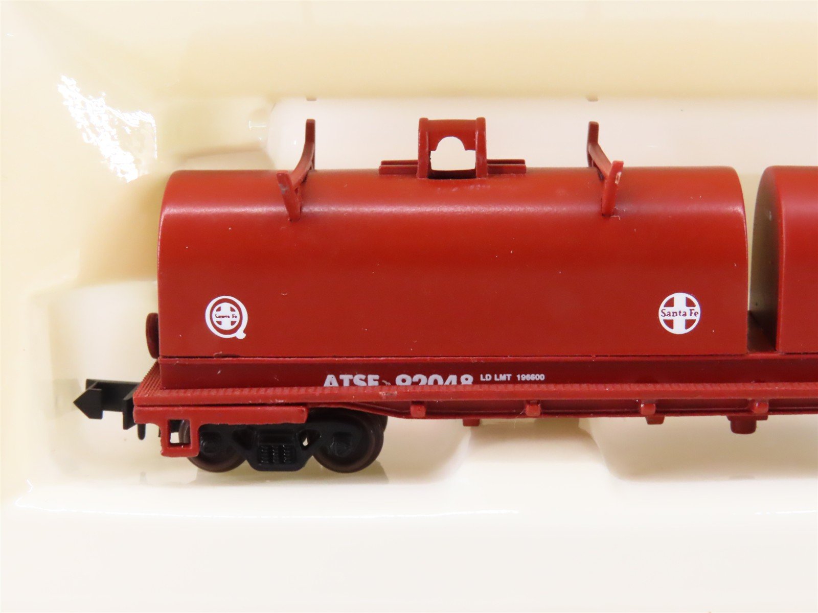 N Scale Walthers 932-8254 ATSF Sante Fe Cushion Coil Car #92048