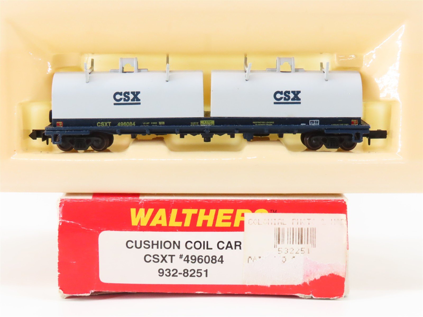 N Scale Walthers 932-8251 CSXT CSX Transportation Cushion Coil Car #496084