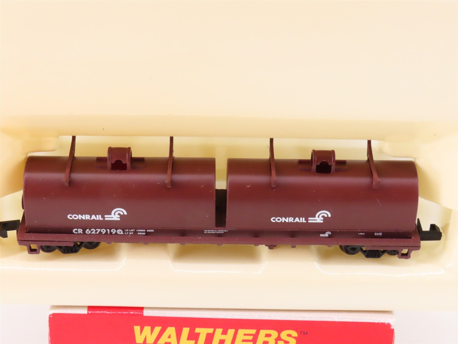 N Scale Walthers 932-8256 CR Conrail Cushion Coil Car #627919