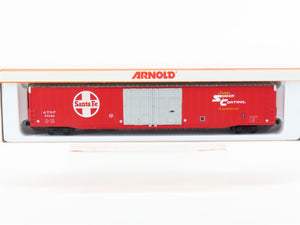 N Scale Arnold 5325 ATSF Santa Fe Super Shock Control 86' Hi-Cube Box Car #35589