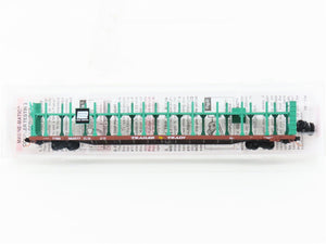 N Micro-Trains MTL 112520 TTBX Penn Central 89' Bi-Level Open Auto Rack #962577