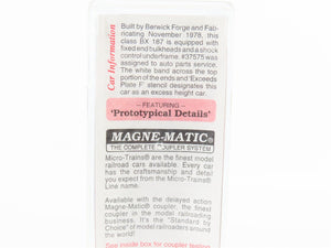 N Micro-Trains MTL 103030 ATSF 60' Excess Height Waffle-Side Box Car #37575