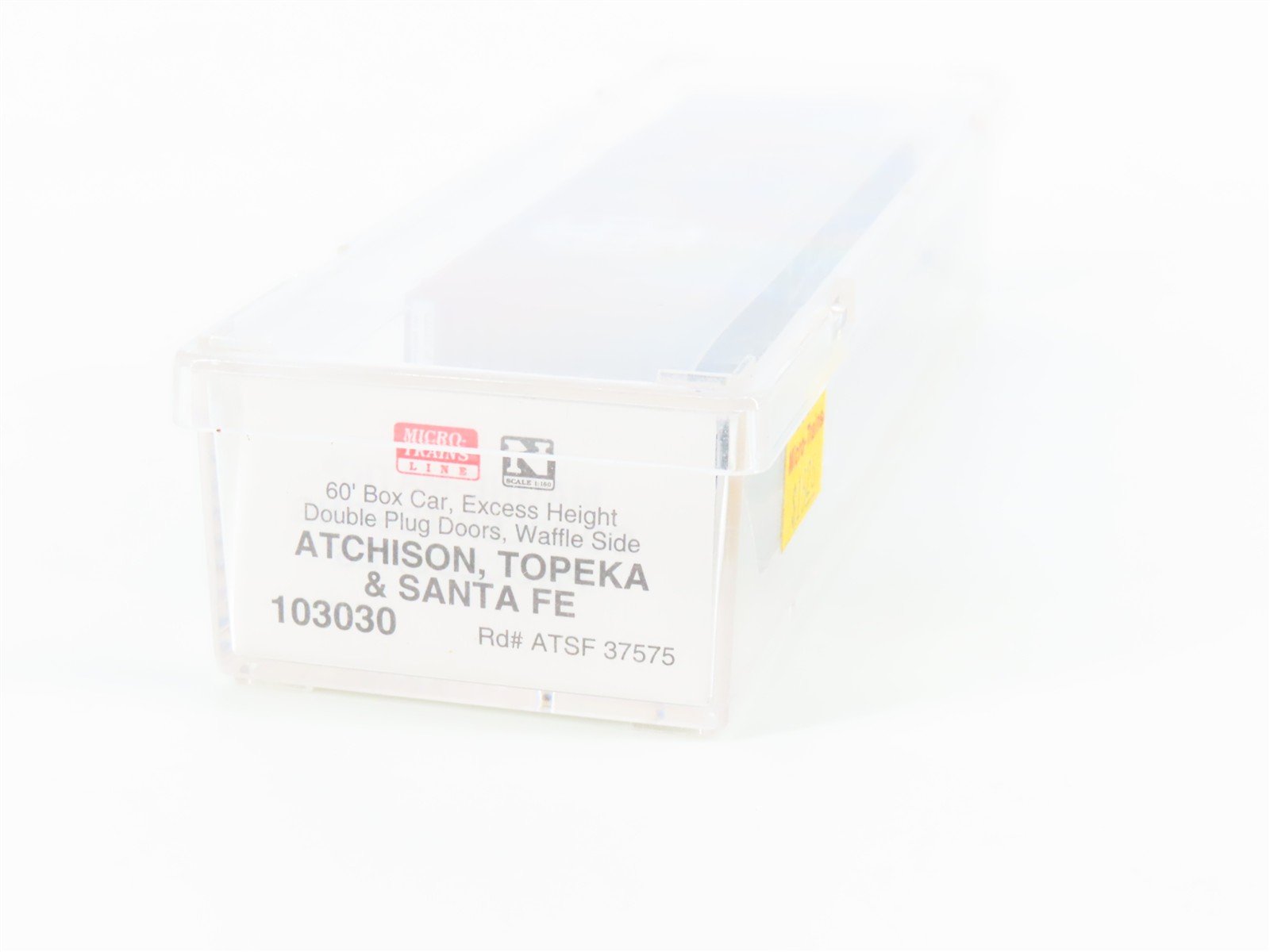 N Micro-Trains MTL 103030 ATSF 60' Excess Height Waffle-Side Box Car #37575