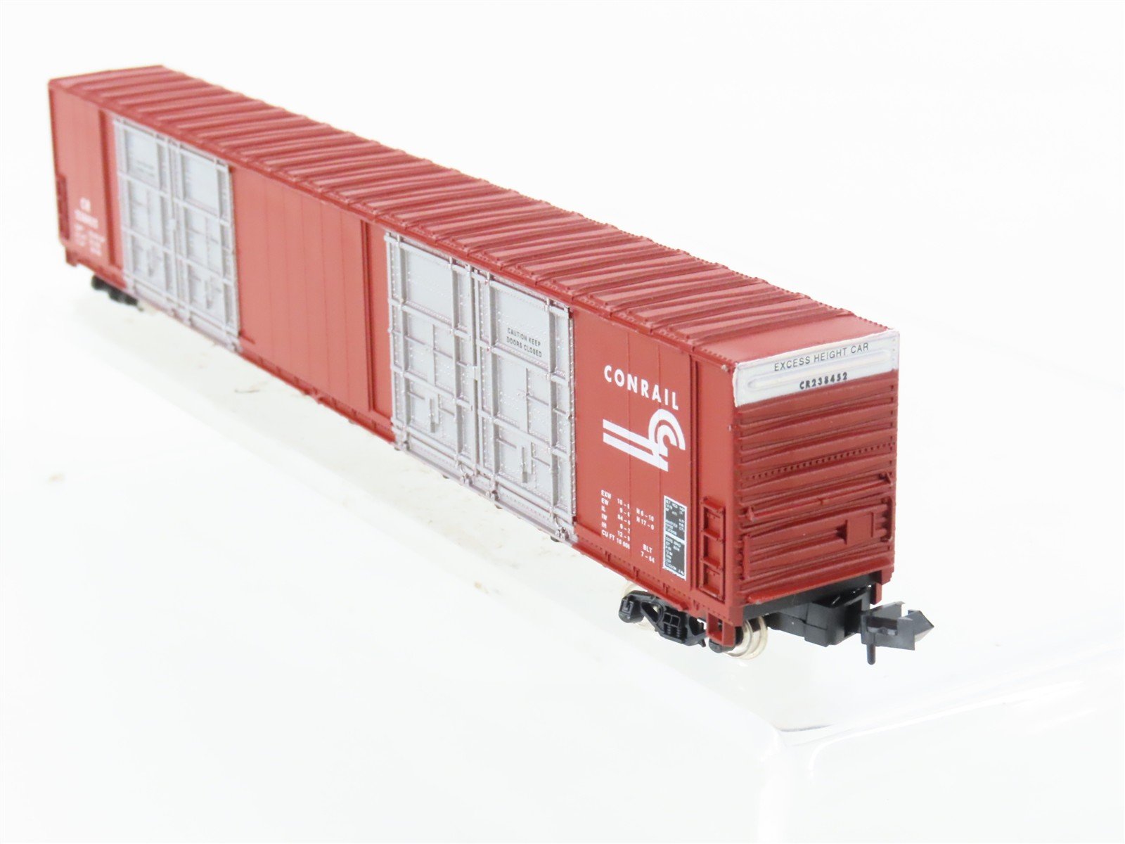 N Scale Con-Cor 001-555604(03) CR Conrail 85' Hi-Cube Box Car #238452