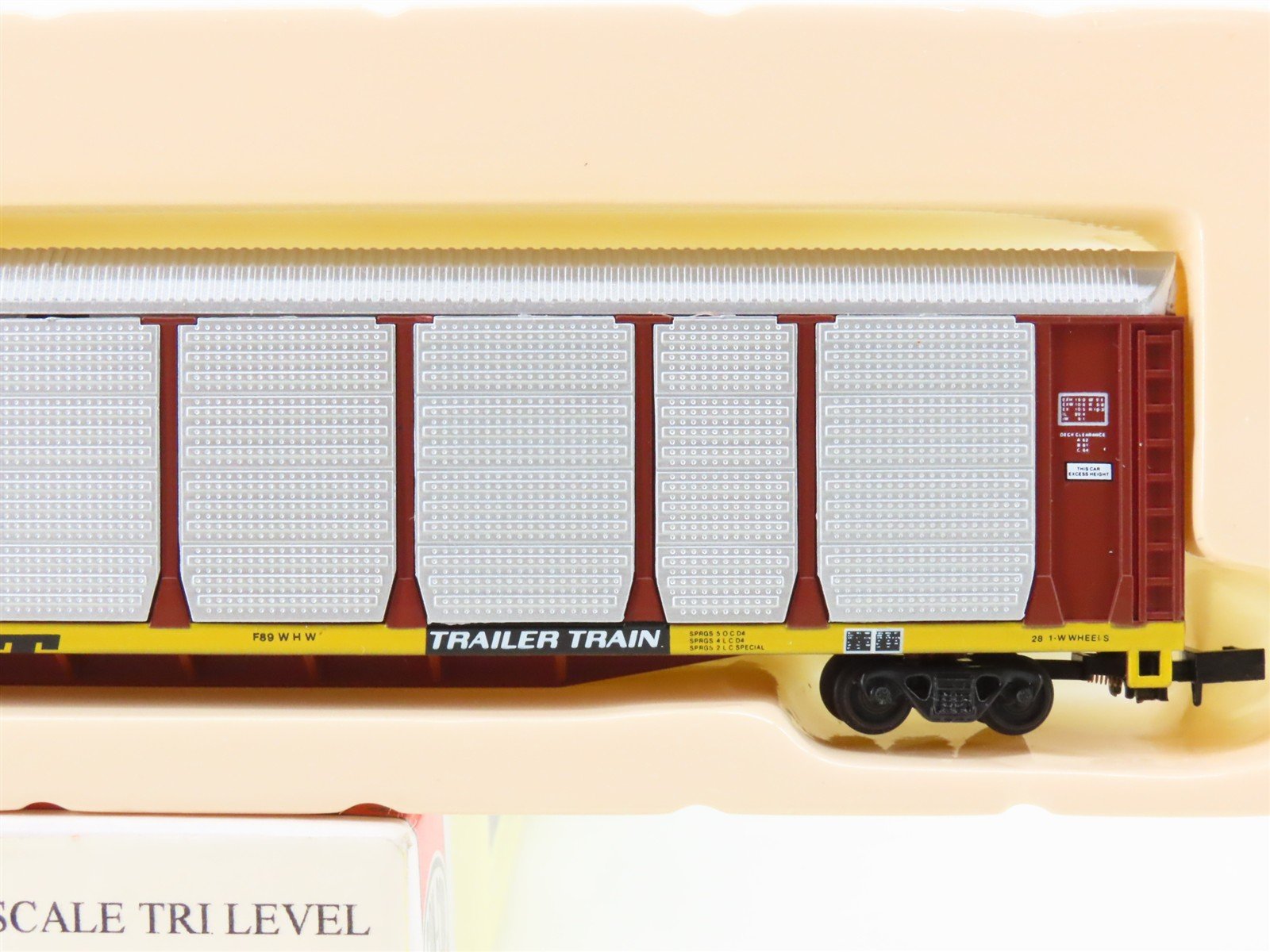 N Con-Cor 0001-603001-5 CDDX Conrail 89' Tri-Level Enclosed Auto Rack #903223