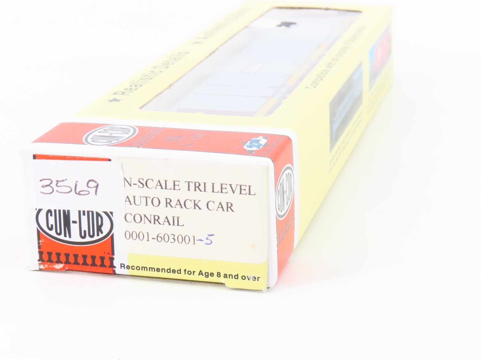 N Con-Cor 0001-603001-5 CDDX Conrail 89' Tri-Level Enclosed Auto Rack #903223