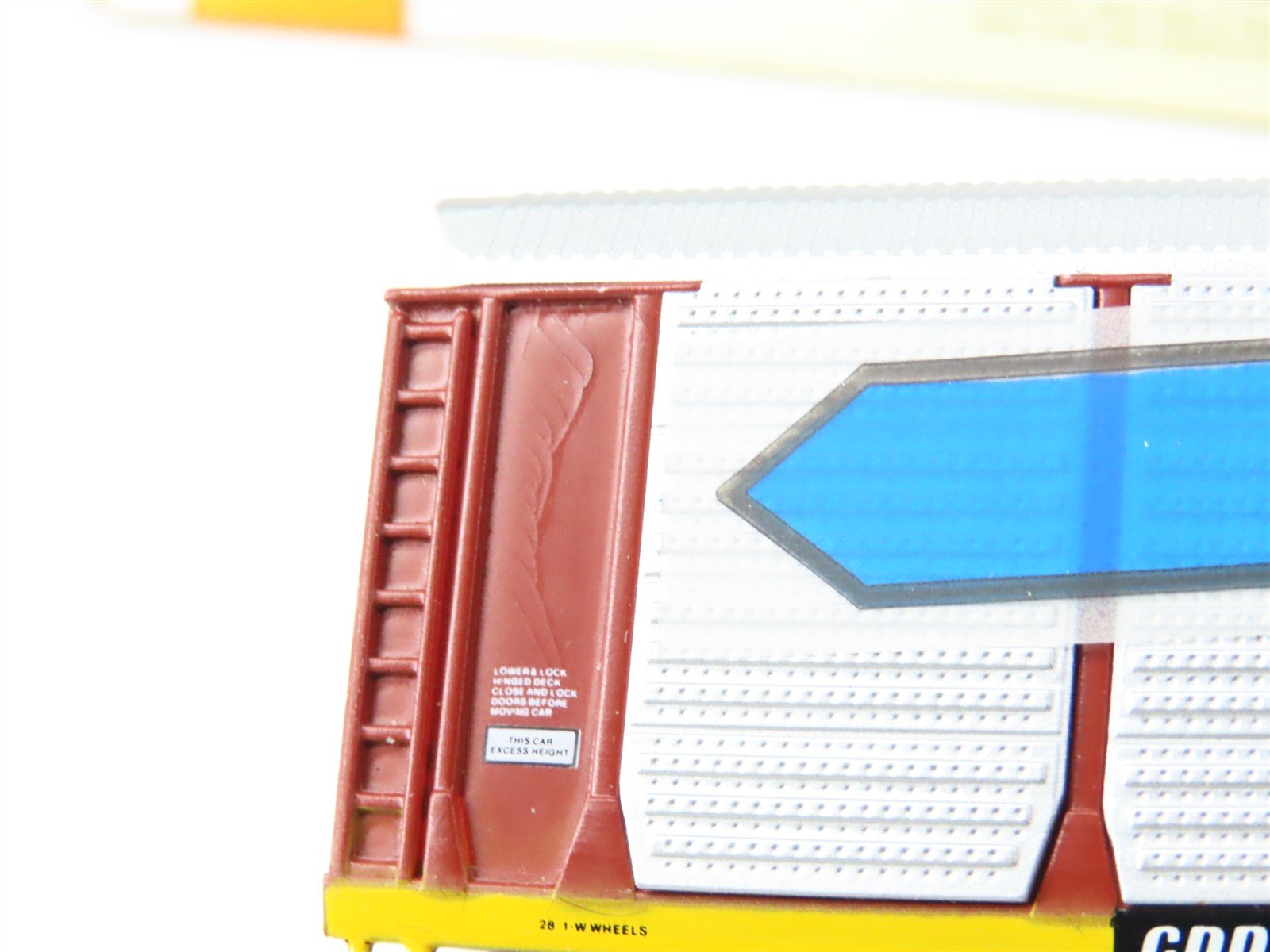 N Con-Cor 0001-603001(01) CDDX Conrail 89' Tri-Level Enclosed Auto Rack #903178