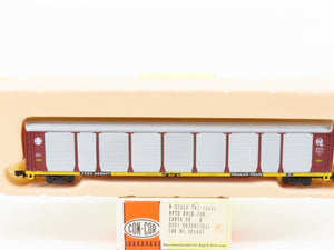 N Con-Cor 0001-603007(03) TTGX ATSF 89' Tri-Level Enclosed Auto Rack #965947