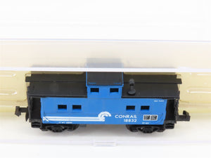 N Scale Life-Like 7973 CR Conrail N-4A Center Cupola Steel Caboose #18832