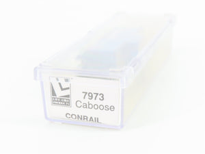 N Scale Life-Like 7973 CR Conrail N-4A Center Cupola Steel Caboose #18832