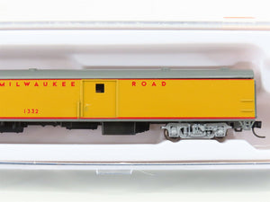 N Scale Con-Cor 0001-040342 MILW Milwaukee UP Paint 85' Baggage Passenger #1332