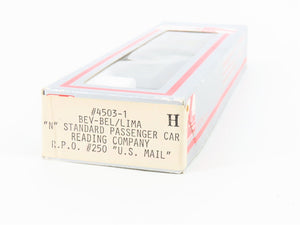 N Scale Lima Bev-Bel 4503-1 RDG Reading US Mail RPO Combine Passenger #250