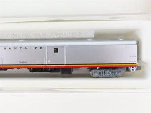 N Scale Con-Cor ATSF Santa Fe Smooth-Side Passenger 7-Car Set