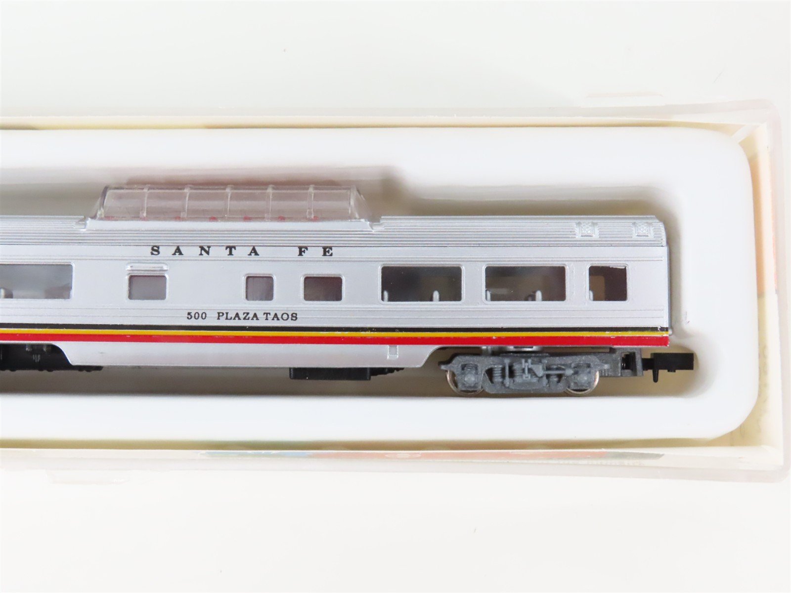 N Scale Con-Cor ATSF Santa Fe Smooth-Side Passenger 7-Car Set