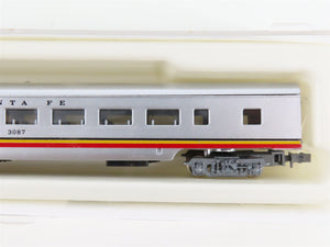 N Scale Con-Cor ATSF Santa Fe Smooth-Side Passenger 7-Car Set