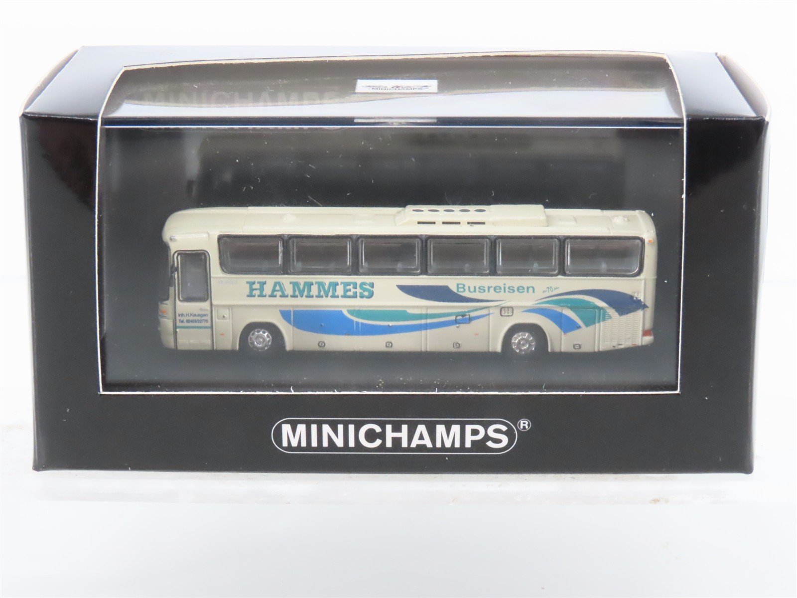 N 1/160 Scale Minichamps 169036081 "Hammes" 1979 Mercedes-Benz O303-15 RHD Bus