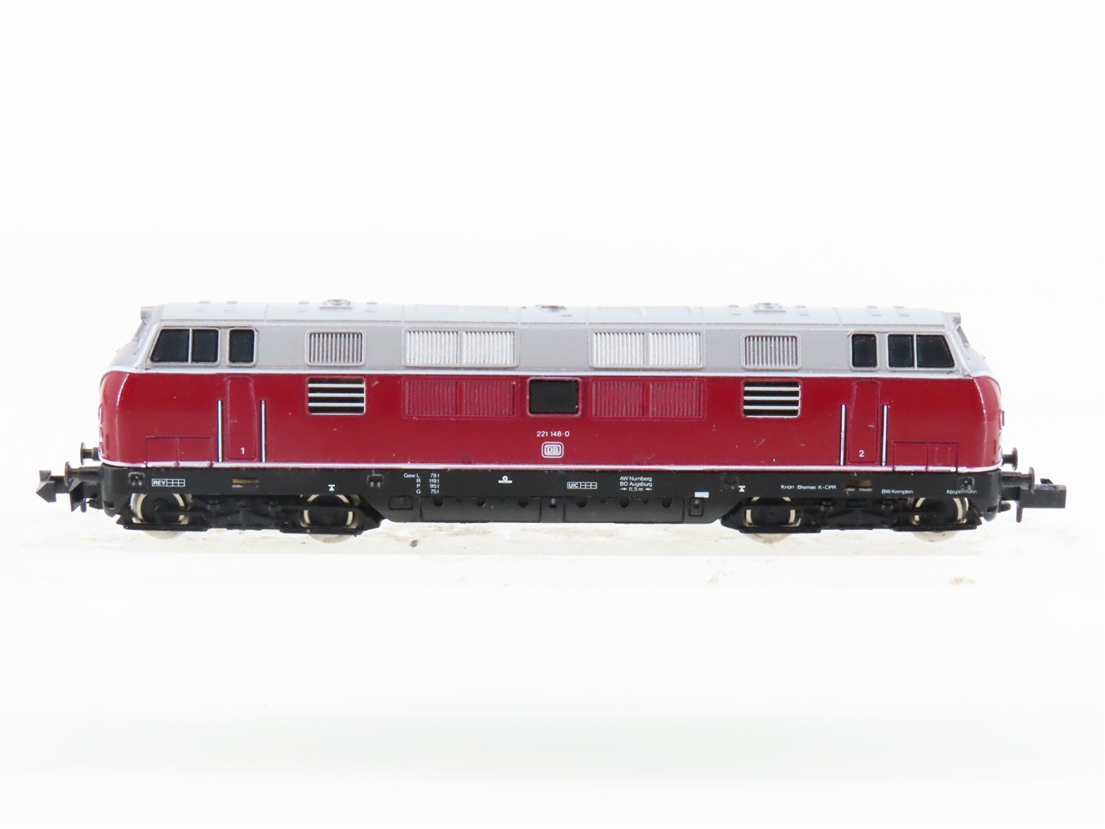 N Scale Arnold DB Deutsche Bundesbahn BR221 Diesel Locomotive #148-0
