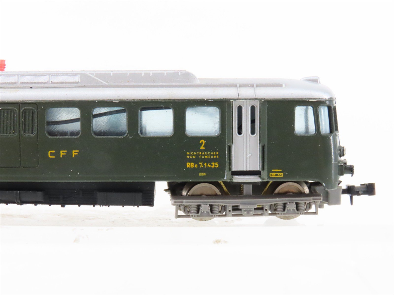 N Scale Lima SBB CFF Swiss 2nd Class RBe4/4 Electric Rail Car #1435