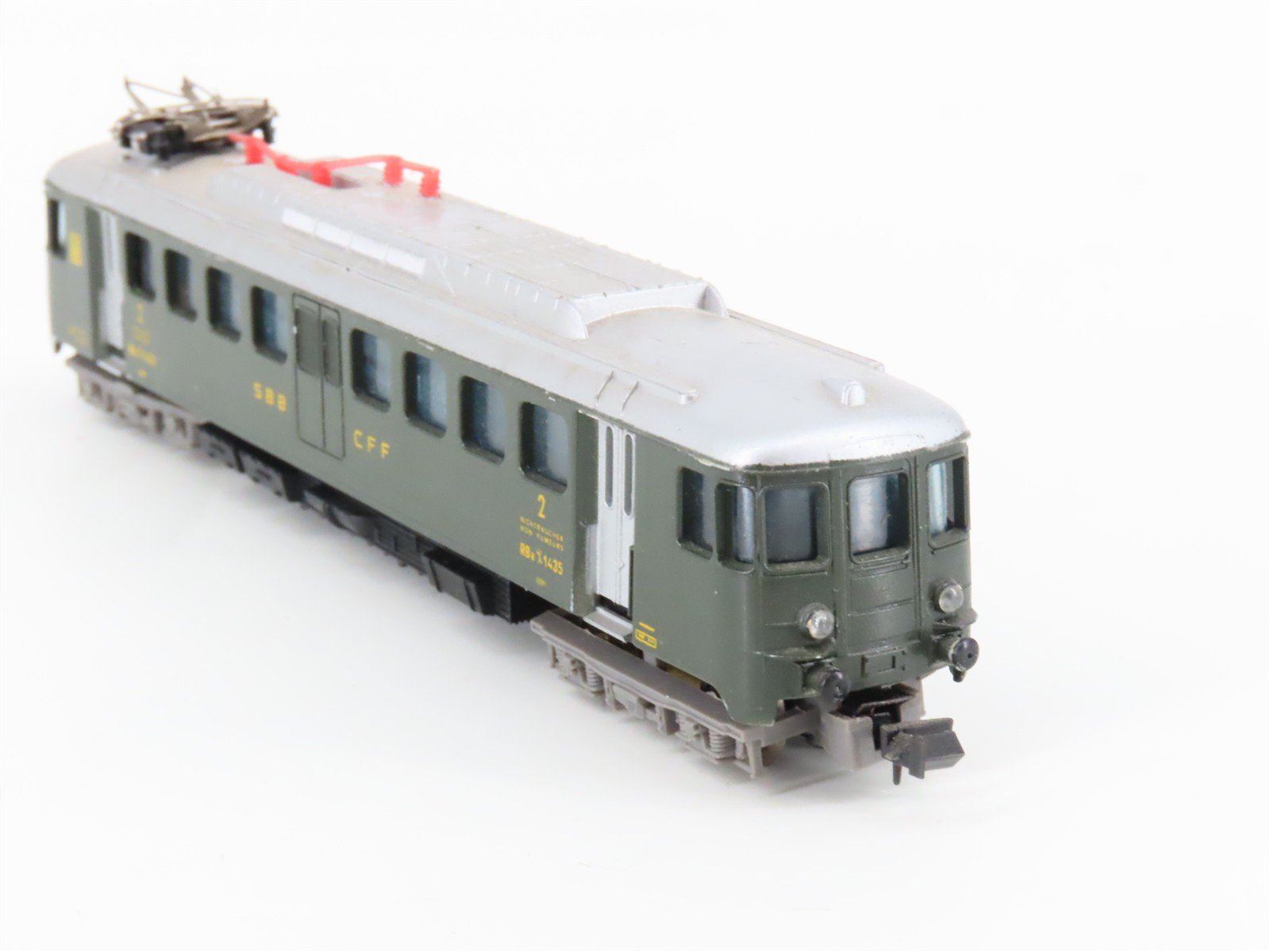 N Scale Lima SBB CFF Swiss 2nd Class RBe4/4 Electric Rail Car #1435