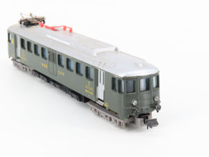 N Scale Lima SBB CFF Swiss 2nd Class RBe4/4 Electric Rail Car #1435