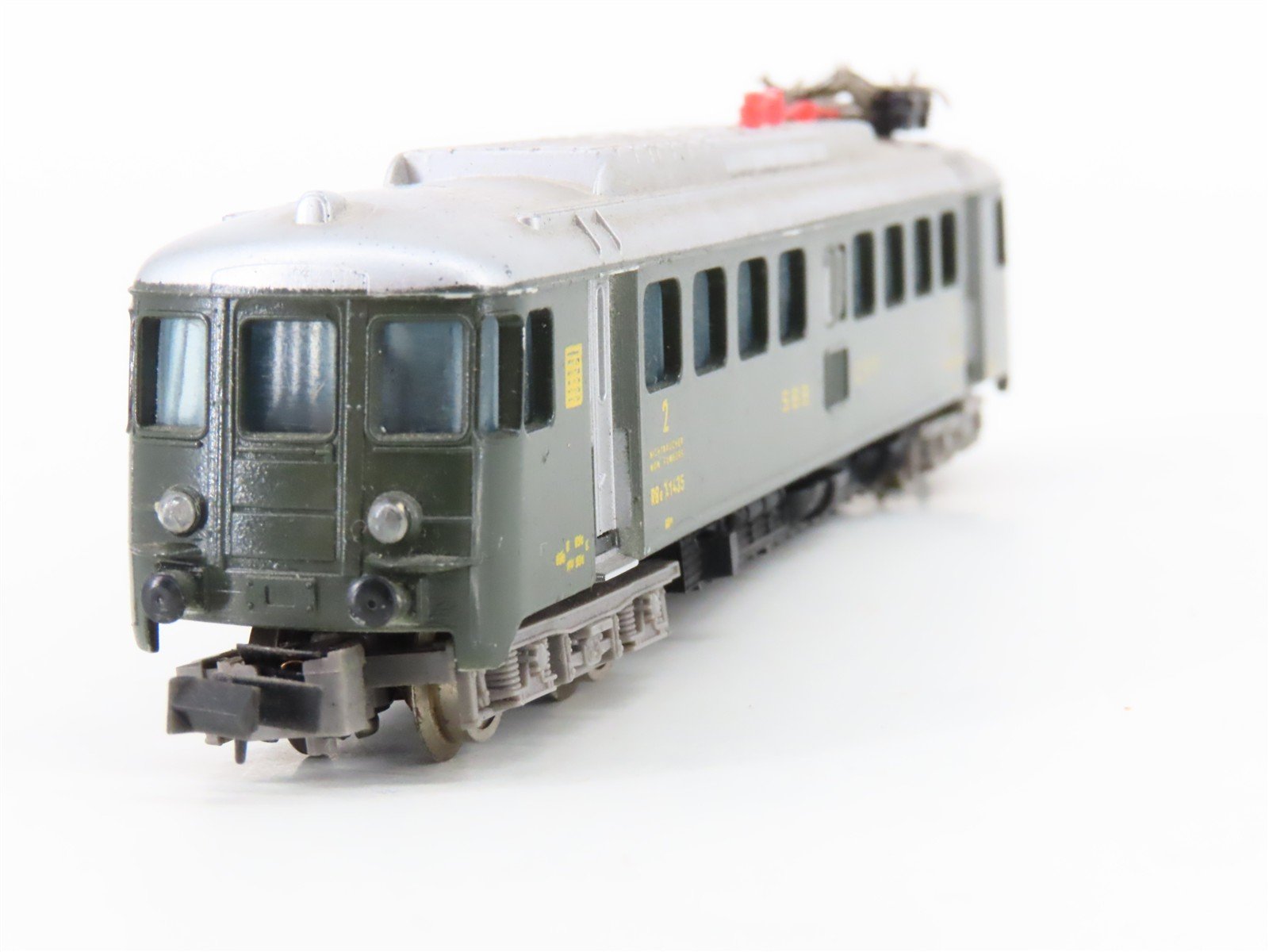 N Scale Lima SBB CFF Swiss 2nd Class RBe4/4 Electric Rail Car #1435