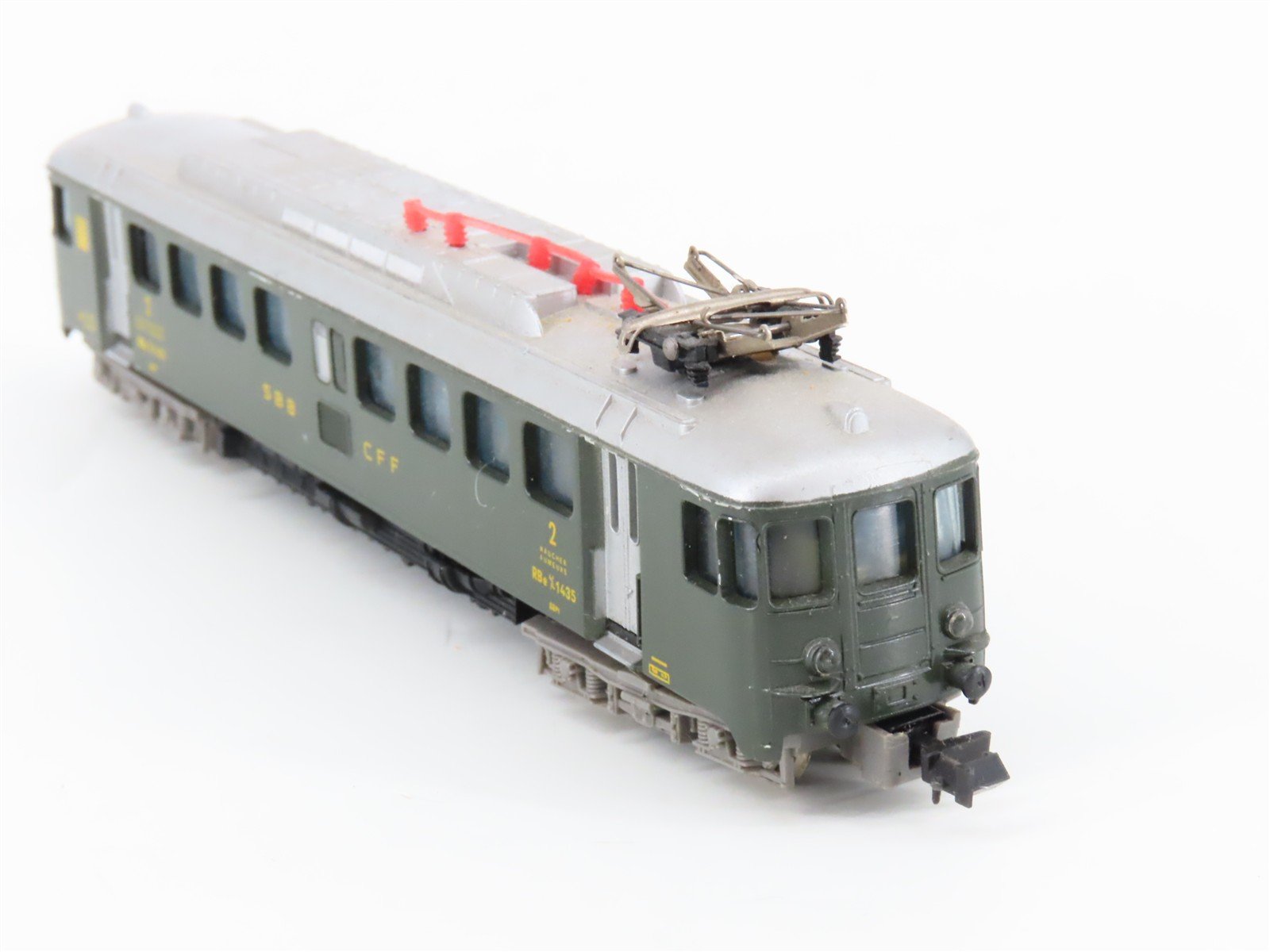 N Scale Lima SBB CFF Swiss 2nd Class RBe4/4 Electric Rail Car #1435