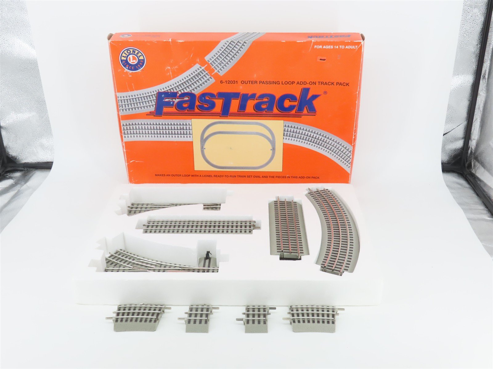 O Gauge Lionel 6-12031 Outer Passing Loop Track Pack