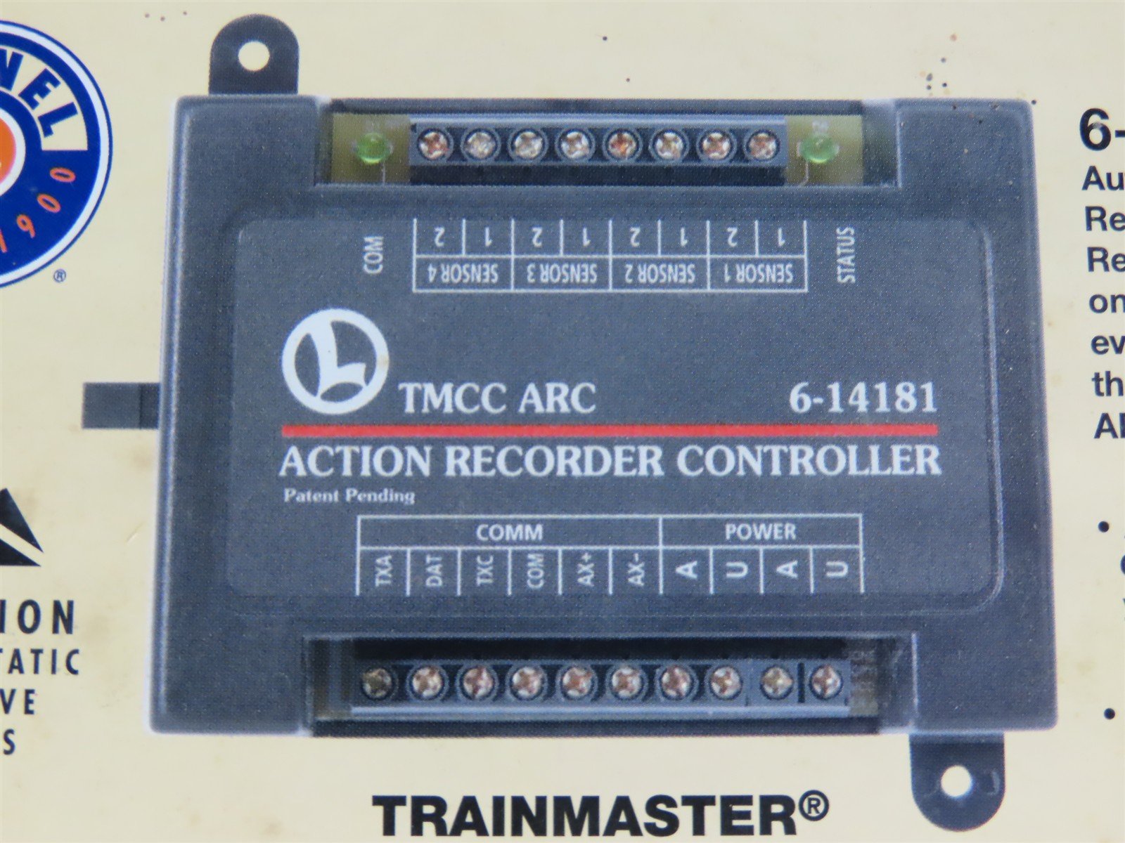Lionel 6-14181 TMCC Action Recorder (ARC) for TrainMaster Command Control