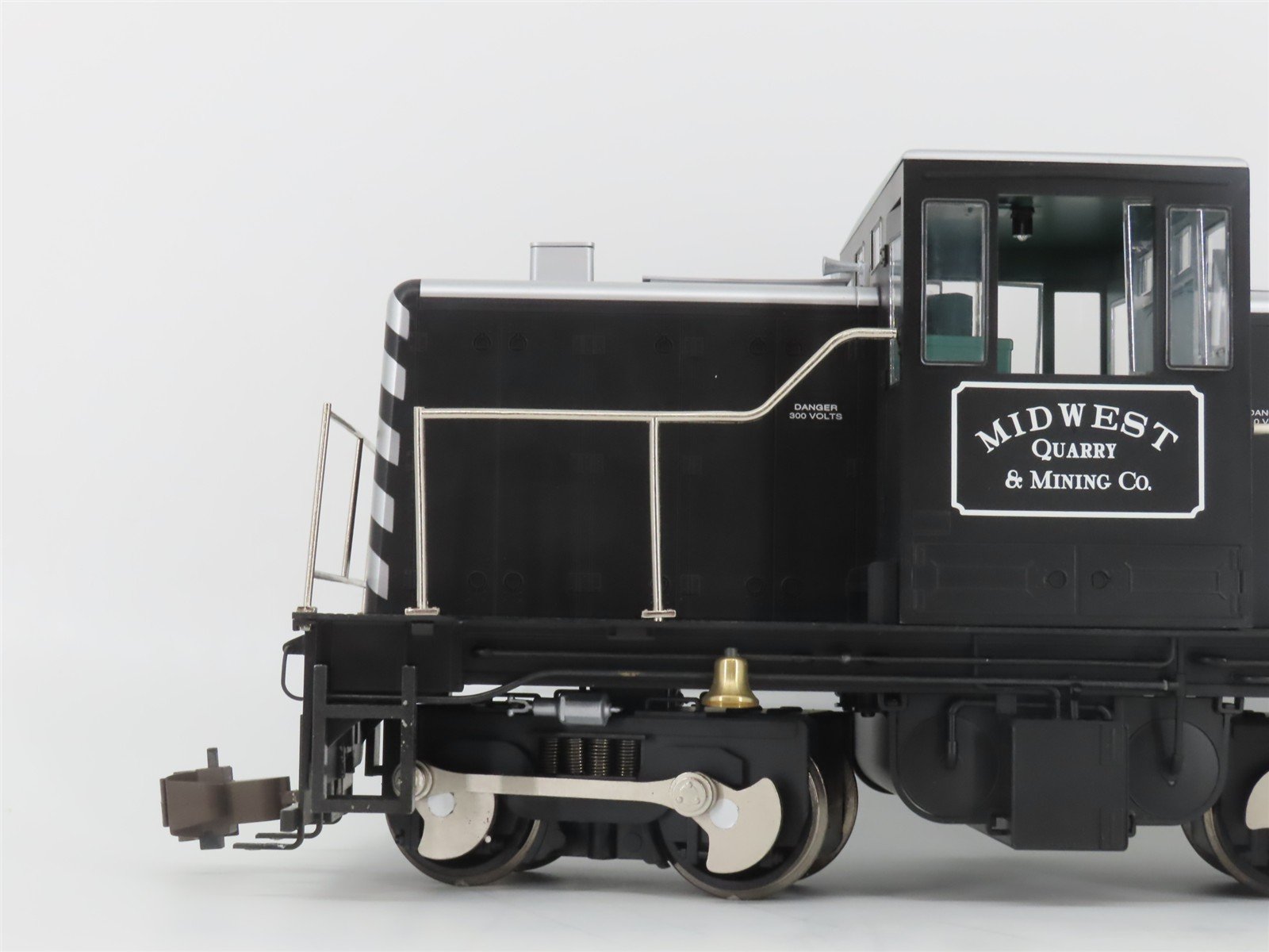 G Scale Bachmann 81896 Midwest Quarry & Mining Co GE 45-Ton Side Rod Diesel