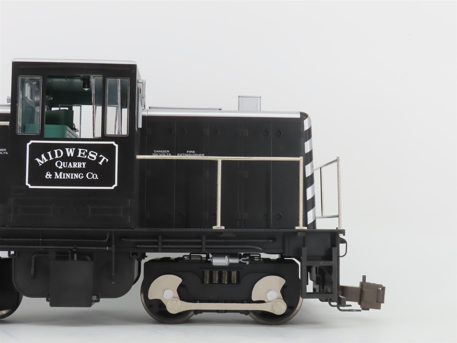 G Scale Bachmann 81896 Midwest Quarry & Mining Co GE 45-Ton Side Rod Diesel