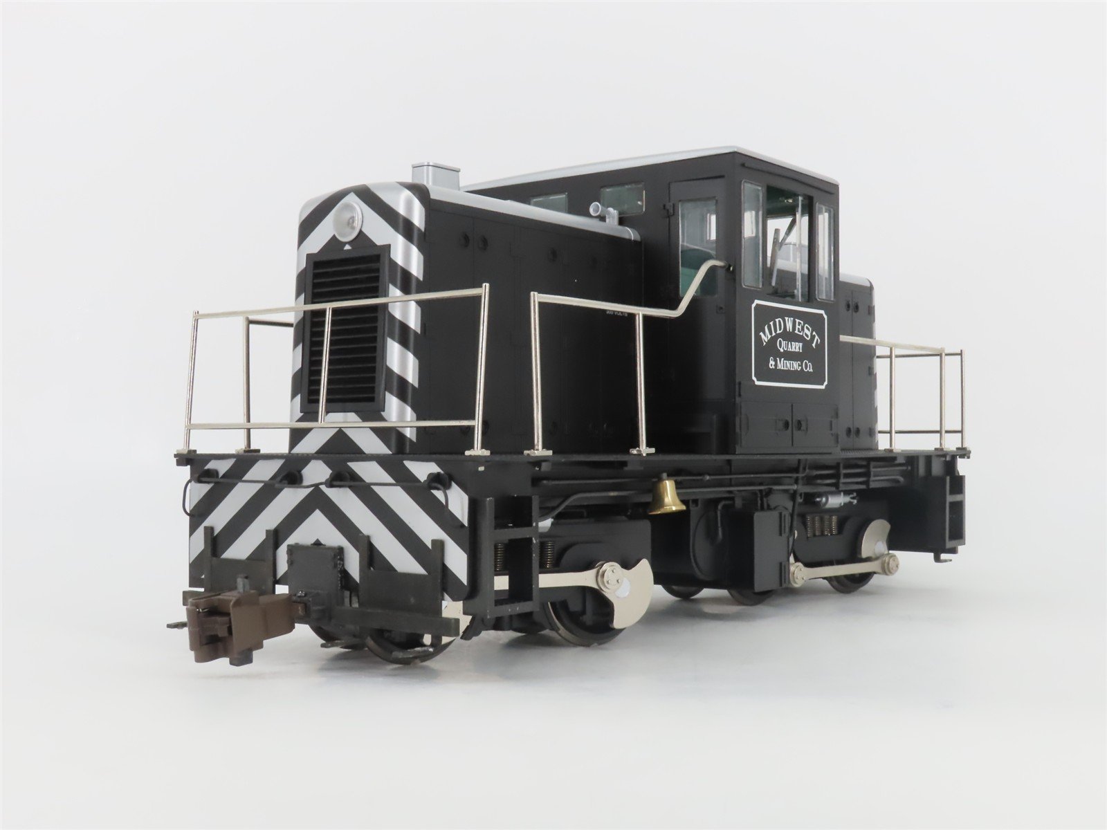 G Scale Bachmann 81896 Midwest Quarry & Mining Co GE 45-Ton Side Rod Diesel