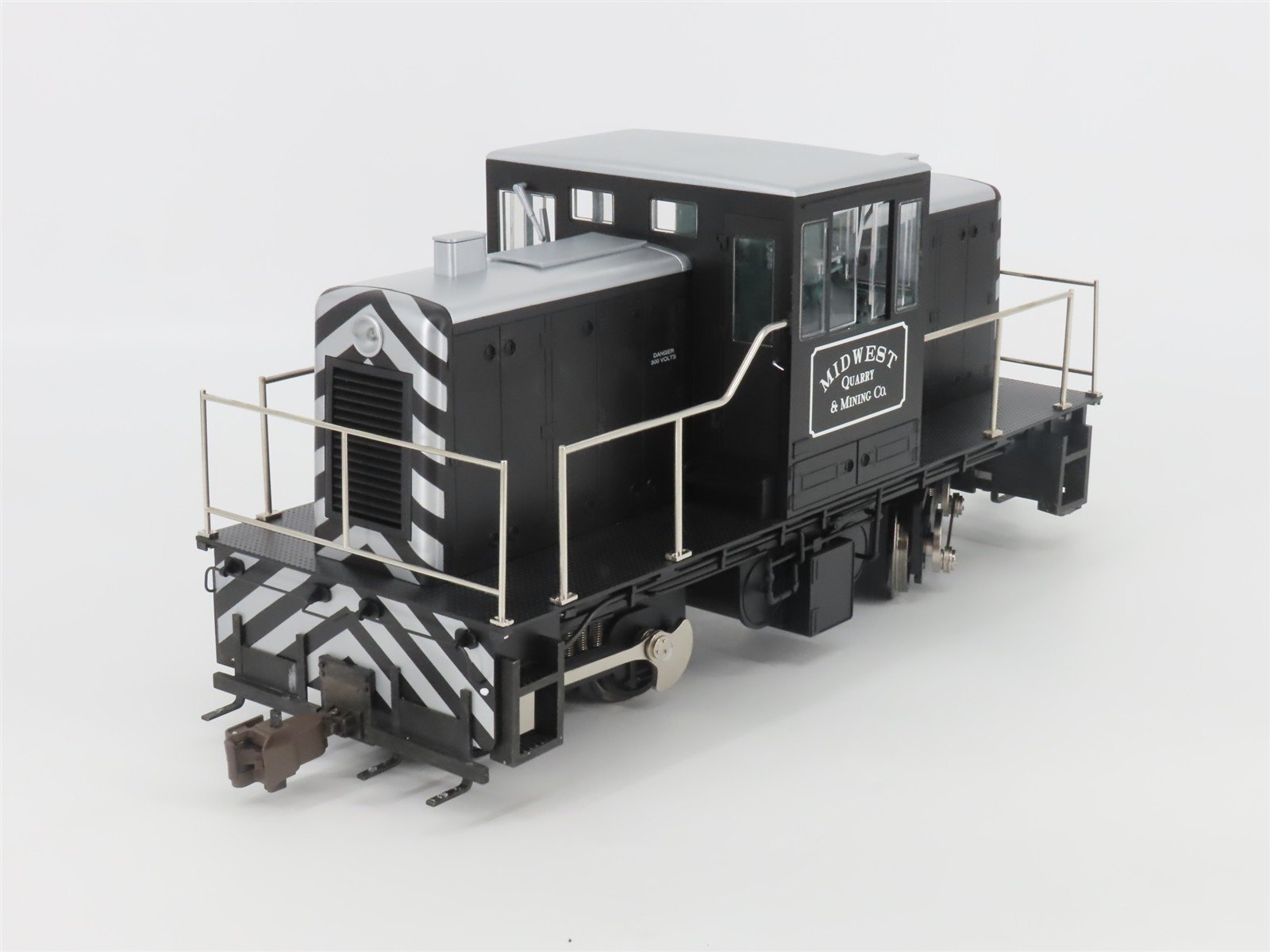 G Scale Bachmann 81896 Midwest Quarry & Mining Co GE 45-Ton Side Rod Diesel