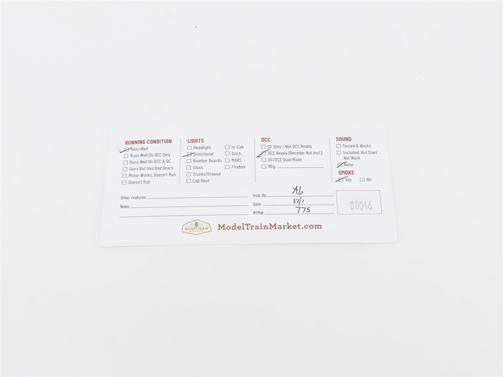 G Scale Bachmann 82494 Oregon Lumber Co 55-Ton Three Truck Shay Steam Loco #110