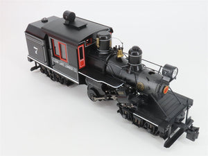 G Scale Bachmann 86093 Clear Lake Lumber Two-Truck Climax Steam #7 wDCC & Sound