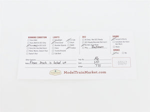 G Scale Bachmann 86093 Clear Lake Lumber Two-Truck Climax Steam #7 wDCC & Sound