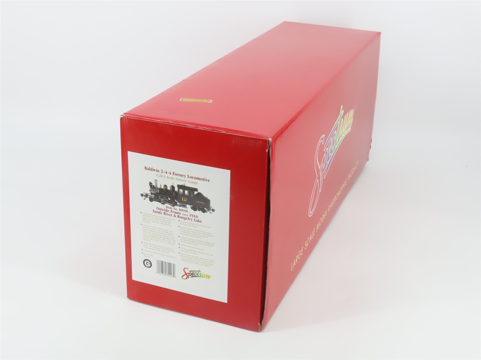 G Scale Bachmann 80996 Sandy River & Rangeley Lake 2-4-4 Forney Steam Loco #12