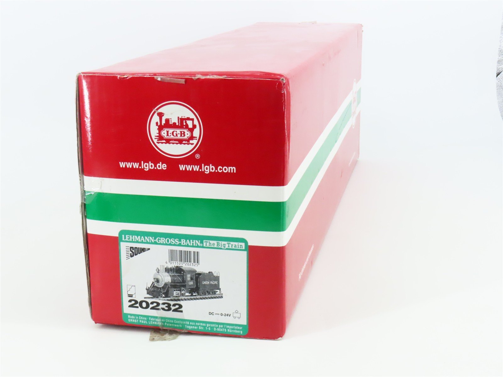 G Scale LGB 20232 UP Union Pacific 2-4-0 Steam Locomotive #1218