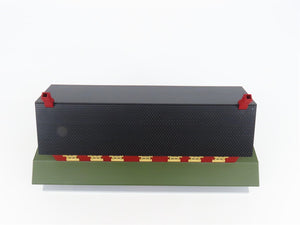 O Scale MTH 30-90094 Dark Red Stone Passenger Station w/Dual Platforms