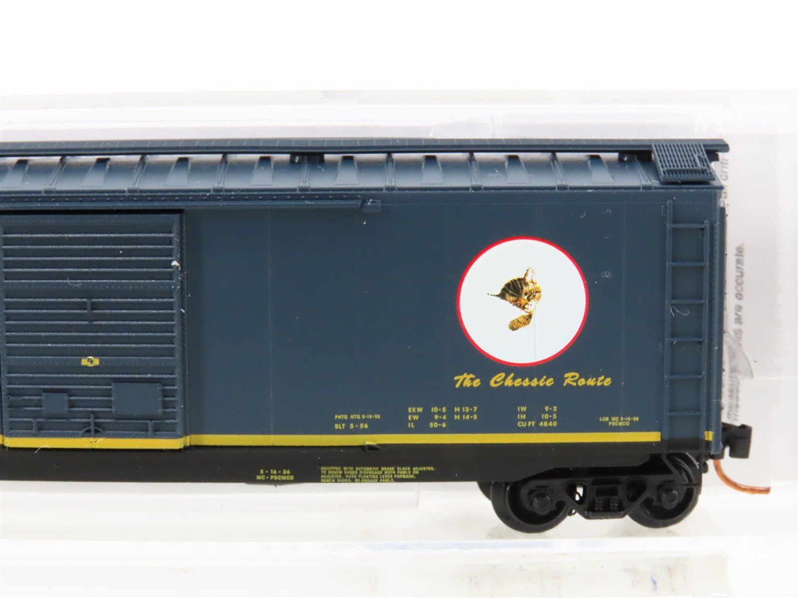N Scale Micro-Trains MTL 03100076 C&O The Chessie Route 50' Boxcar #21494