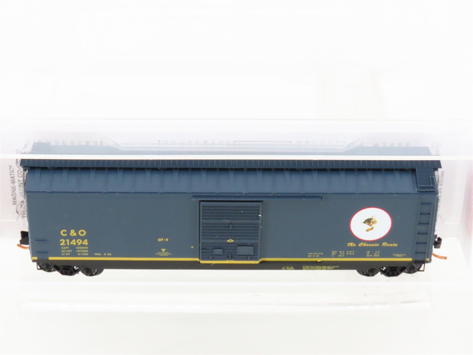 N Scale Micro-Trains MTL 03100076 C&O The Chessie Route 50' Boxcar #21494