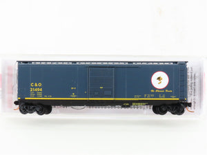 N Scale Micro-Trains MTL 03100076 C&O The Chessie Route 50' Boxcar #21494