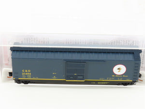 N Scale Micro-Trains MTL 03100076 C&O The Chessie Route 50' Boxcar #21494