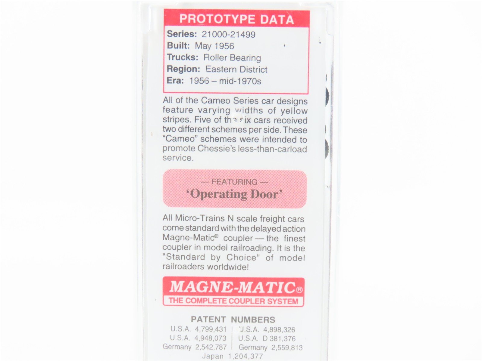 N Scale Micro-Trains MTL 03100076 C&O The Chessie Route 50' Boxcar #21494