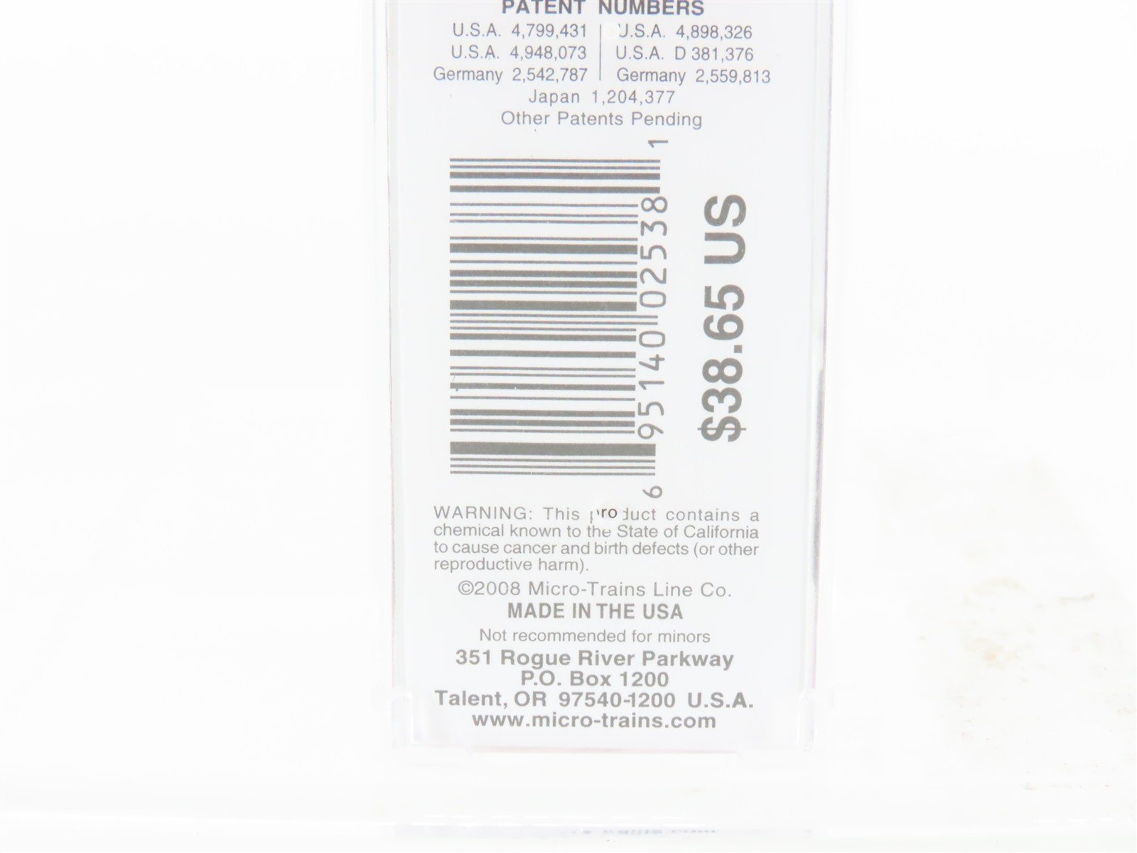 N Scale Micro-Trains MTL 03100076 C&O The Chessie Route 50' Boxcar #21494